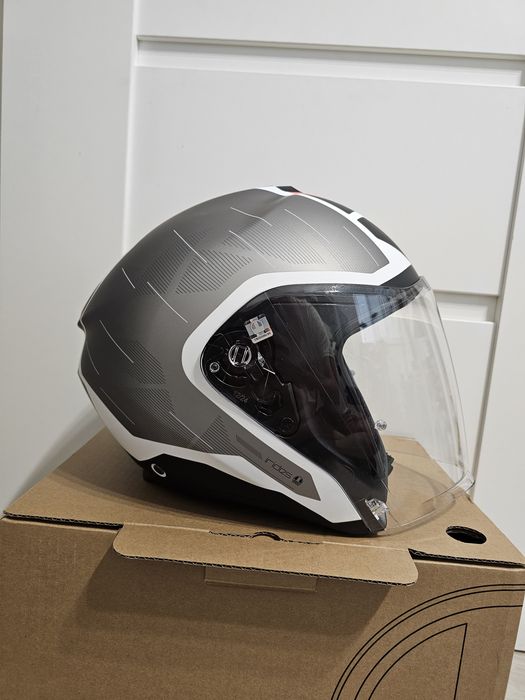 Casca Irides Agv E2206 - Trieste Negru Mat/alb/roșu