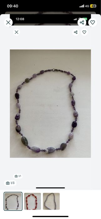 Украшения полудрагоценные.