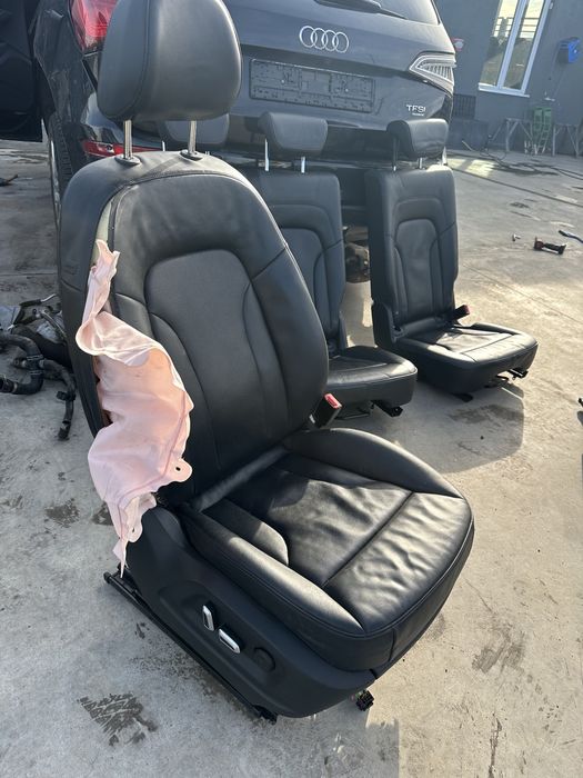 Interior piele scaune bancheta incalzite memorie Audi Q5 8R S Line