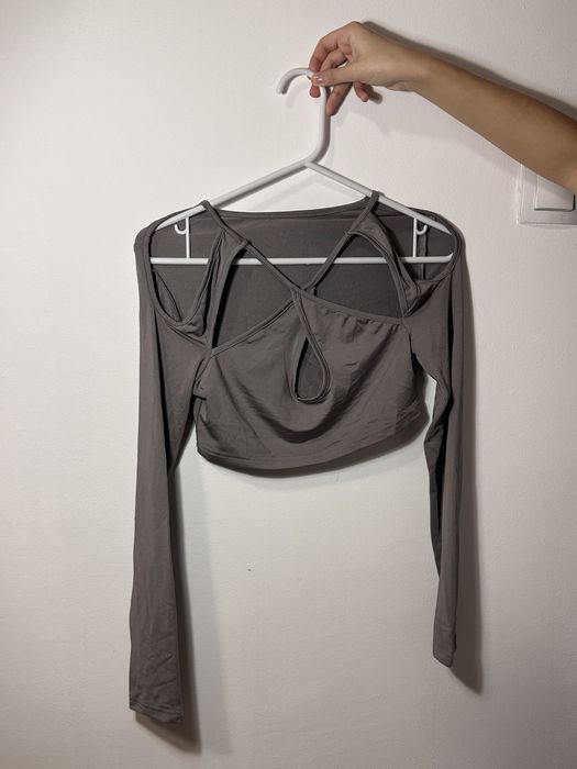 Сива блуза Shein