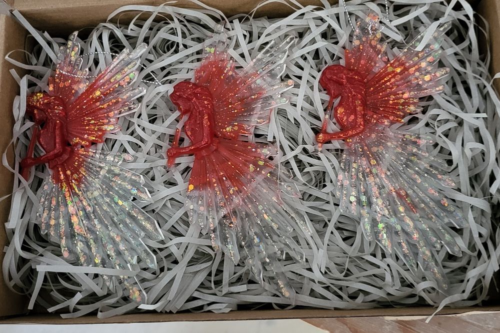 ПРОМОЦИЯ Коледни ръчно направени украшения от епоксидна смола