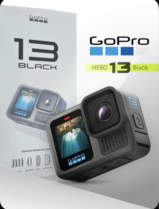 Kamera. Go pro hero 13 black.Экшн камера.Набор аксессуар. Палка