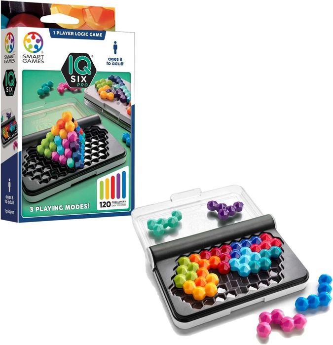 SmartGames – IQ Six Pro – 2D 3D пъзел за деца 8+