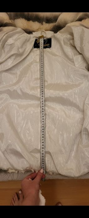 Шубка кролик рекс с капюшоном