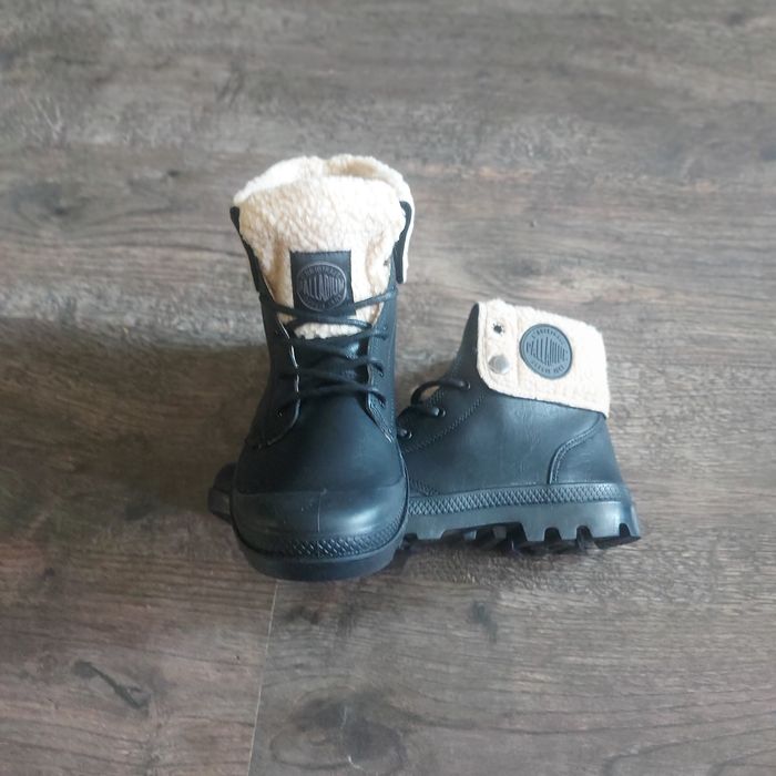 Ботуши Palladium Bagy WP номер 44 естествен телешки бокс