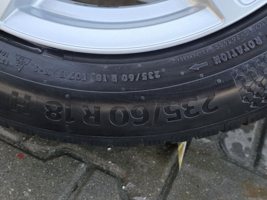 Roti/Jante  R18,Anvelope iarna DOT3924,235/60 18