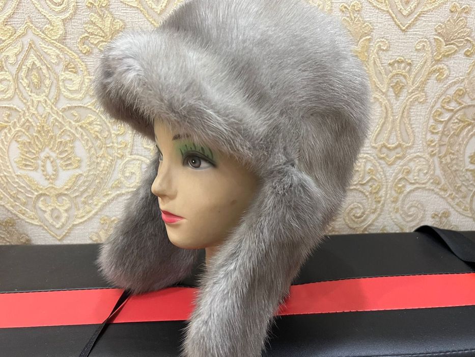 Норковая шапка ушанка