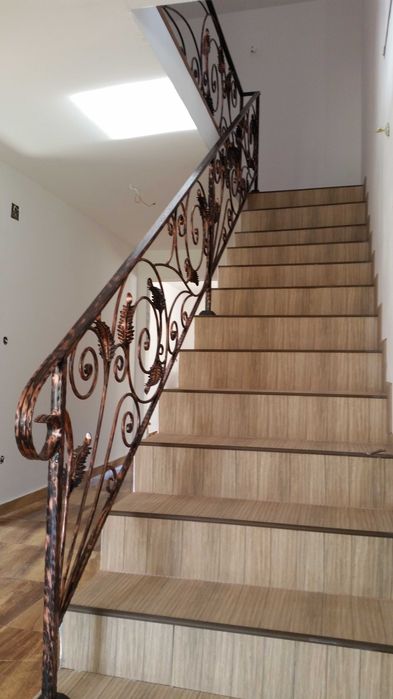 Balustrade din fier forjat ,scara fier forjat