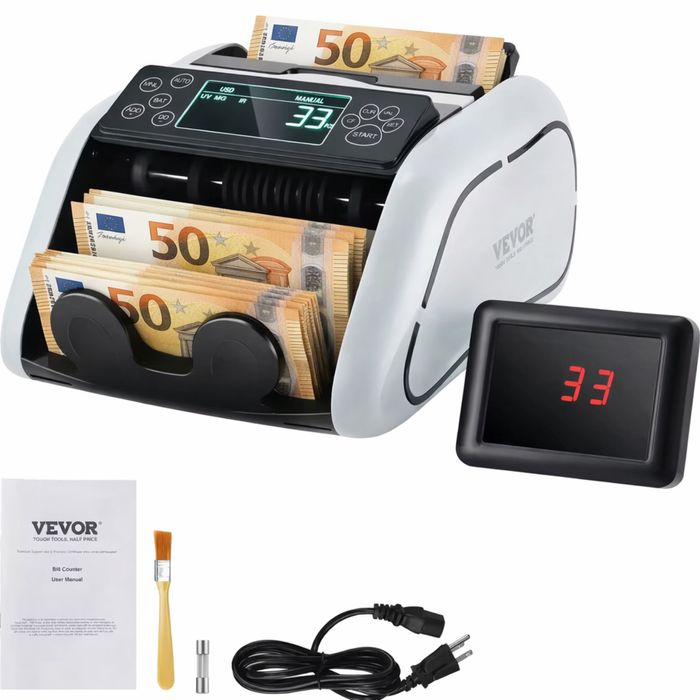 € Монетоброячна машина евро/ банкното броячна машина