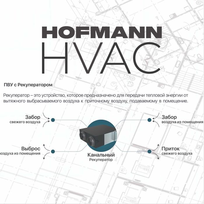 Рекуператоры Hofmann Однофазные модели и Трёхфазные модели