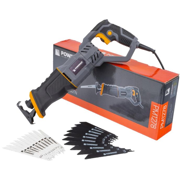 Fierastrau tip sabie, electric, 1800 W, 20 lame SDS incluse, Powermat