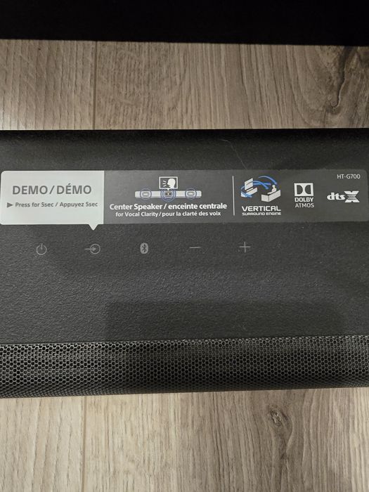 Soundbar Sony HT-G700 cu Subwoofer 3.1
Putere 400W
Dolby Atmos, DTS:X,