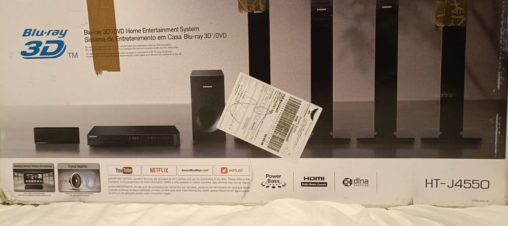 Sistem Home Cinema Samsung HT-J4550 Smart 5.1, Blu-ray & DVD 3D, Nou,