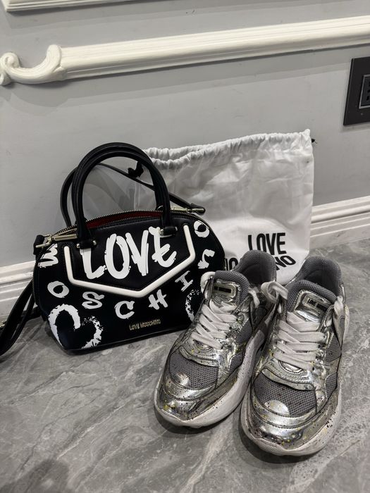 Чанта и обувки 36 номер Moschino
