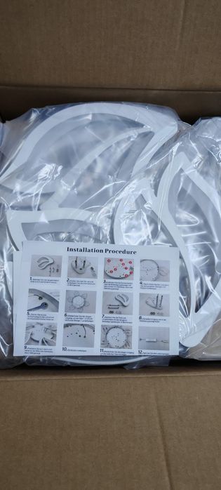 Lumină de tavan LED dimabilă cu telecomandă – Alb