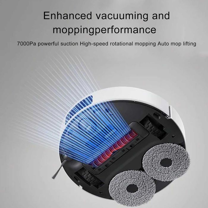 Робот прахосмукачка Xiaomi Robot Vacuum X20 Pro 7000Pa с All-in-One станция - НОВА