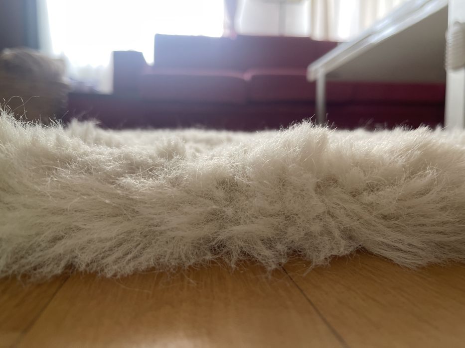 Covor Mobexpert pufos / fluffy alb 200x300 cm – gros