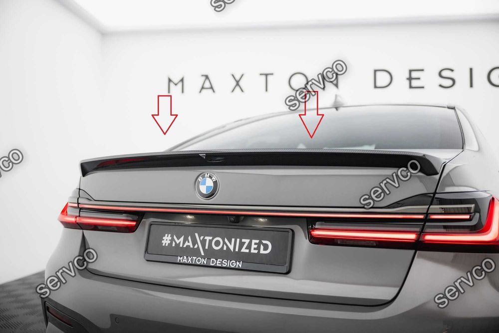 Pachet Set Splitter Exterior Prelungiri Body kit tuning Bmw Seria 7 G11 M-Pack Facelift 2019-2022 v12 - Maxton Design  Fibra Carbon