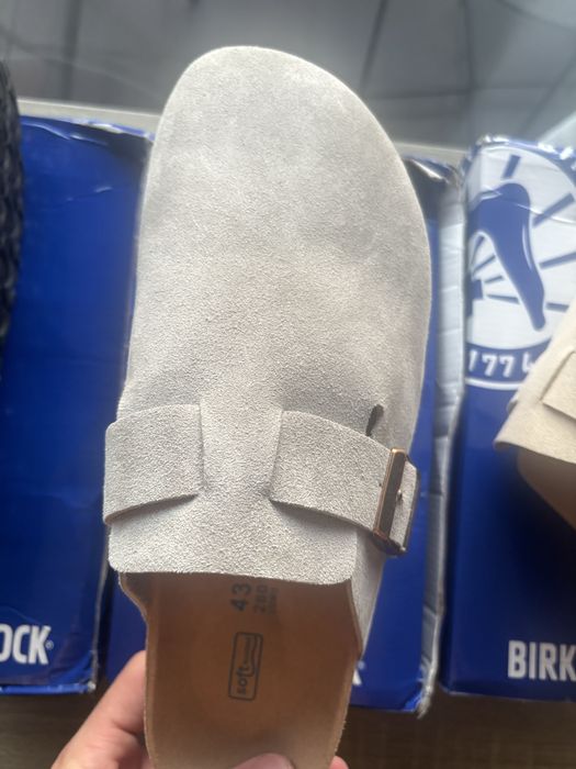 Birkenstock Boston din piele întoarsă Noi Mărimi 40 și 43