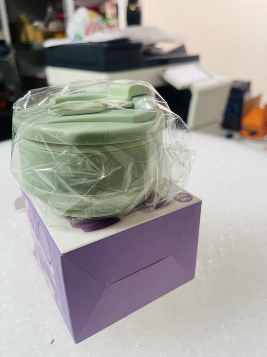 Pahare silicon, reutilizabile si pliabile, 350ml, 6-13.5cm, camping