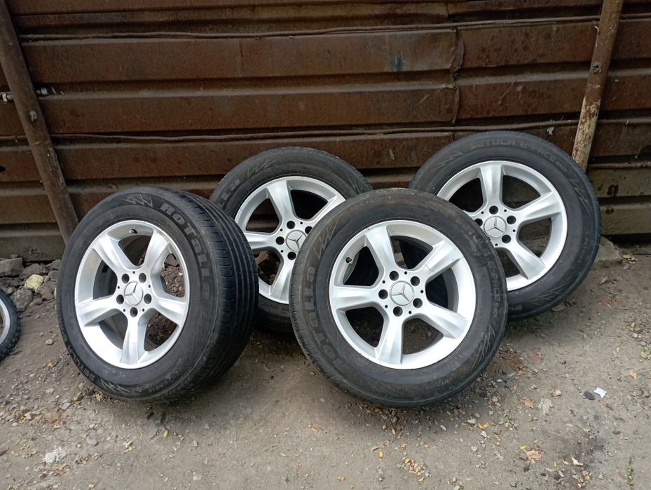 Vând jante de aliaj pentru Mercedes Benz. 225.60R.16