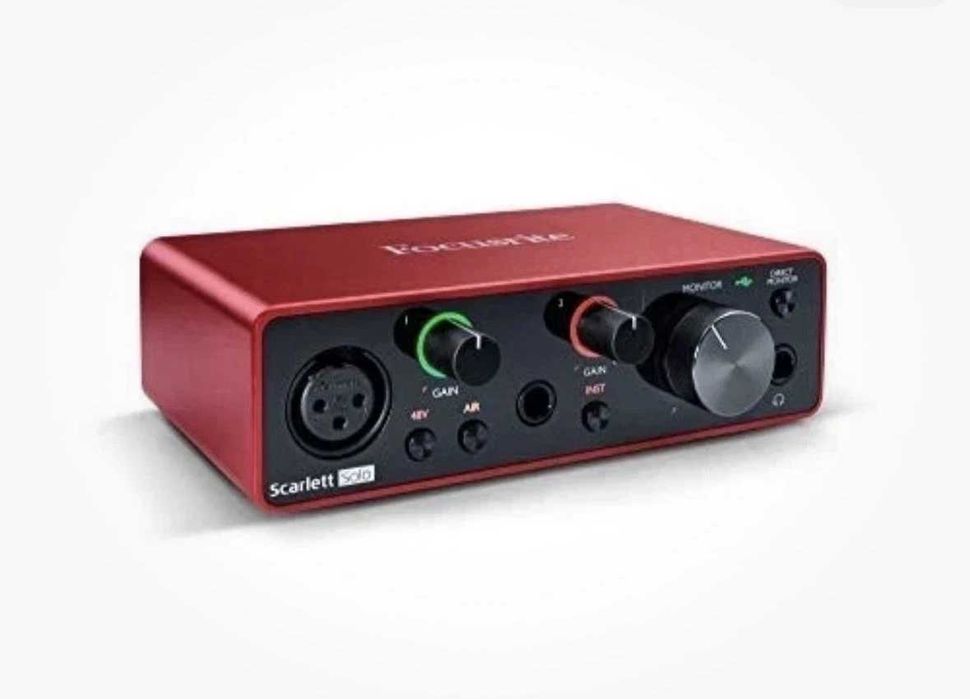 Interfata audio USB Focusrite Scarlett Solo Gen 3