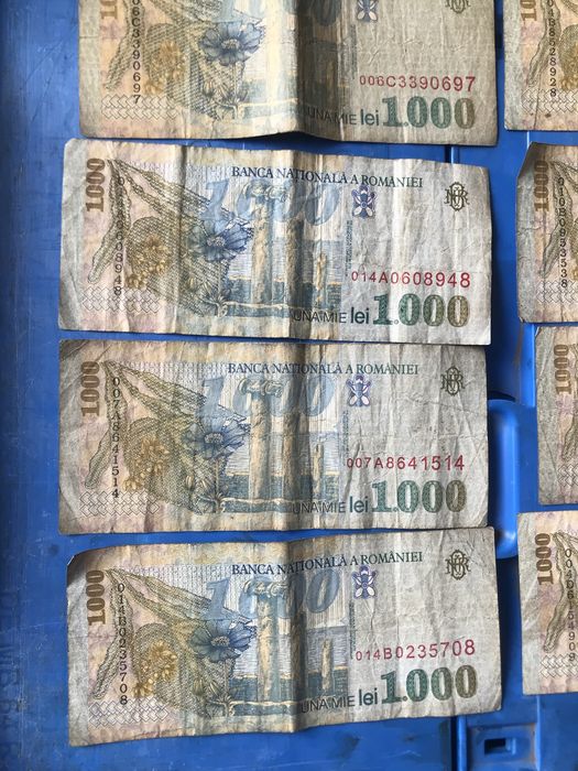 10 bancnote de 1000 de lei
