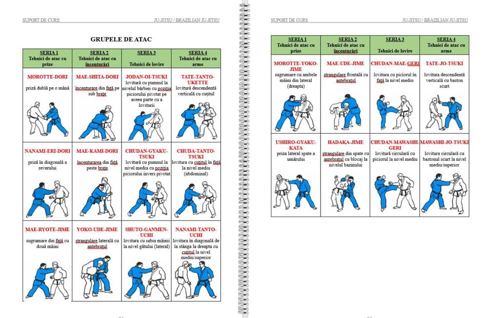 Suport de curs Ju-Jitsu / Brazilian Ju-Jitsu