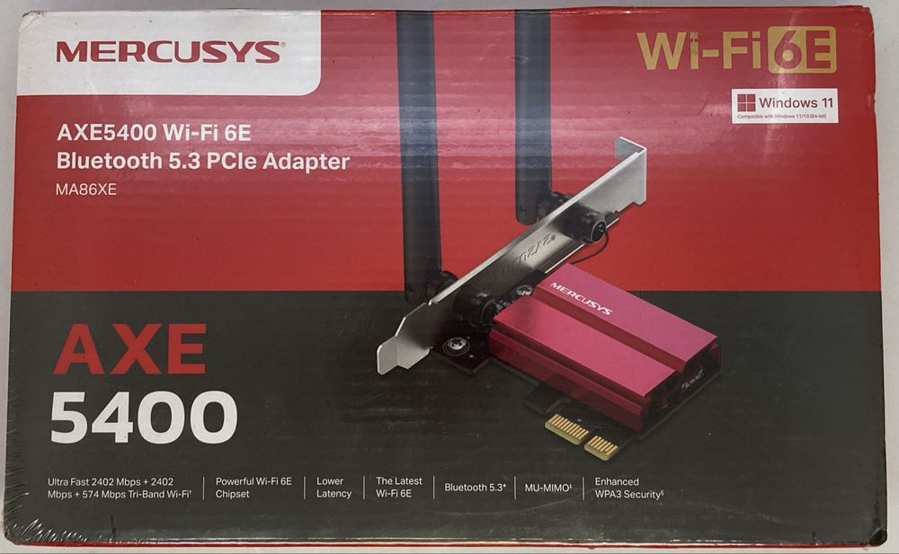 Mercusys V2 AXE5400/MA86XE sigilata