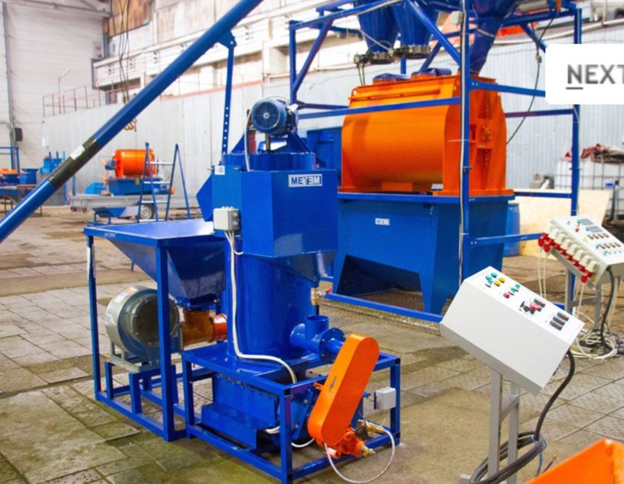 Мини завод для производства полистиролбетона!