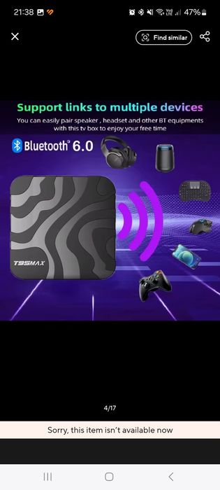 Smart TV box T95 MAX Android 14, Google assistant