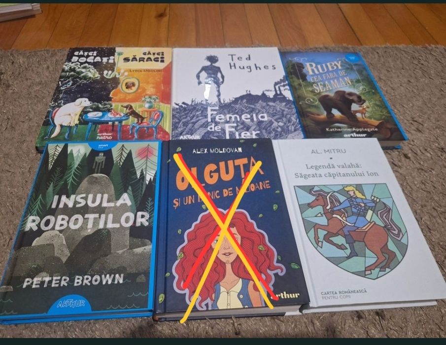 La bucata sau Set 5 cărți copii/juvenile Editura Arthur & Cartea Românească - Stare impecabilă