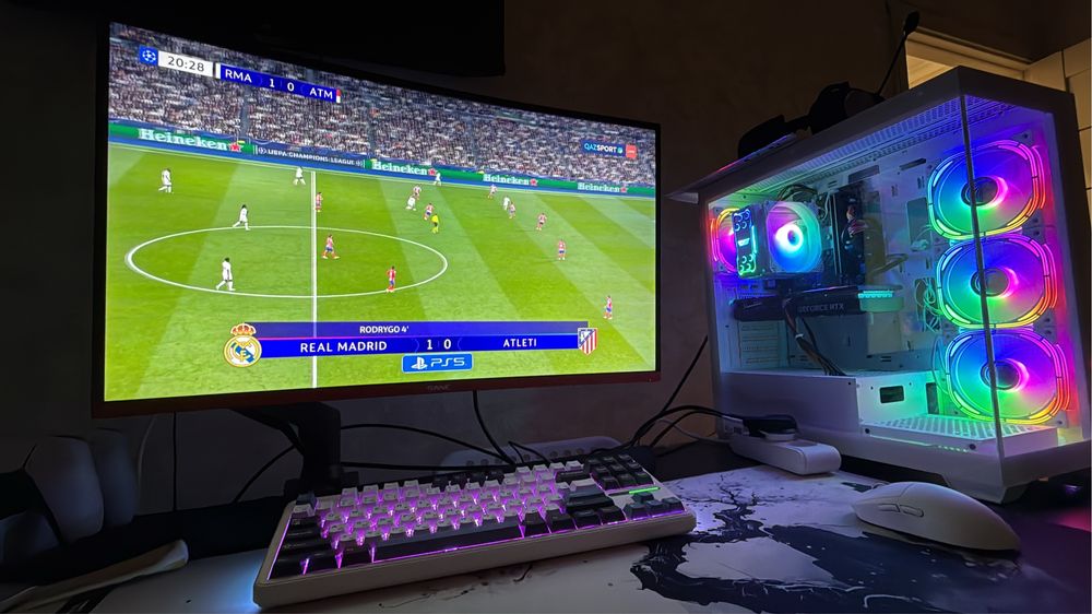 Пк со всеми комплектующими (стол и кресло