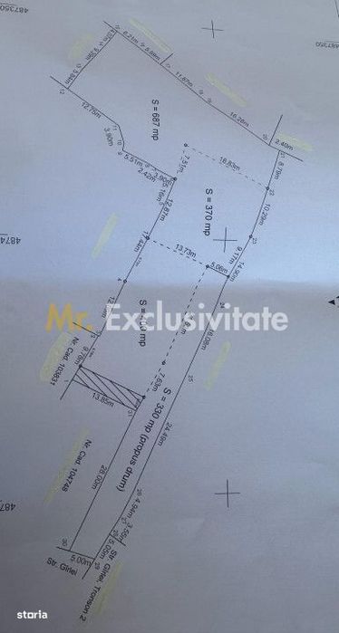 Teren intravilan Pitești - lot de 400 mp - Comision 0