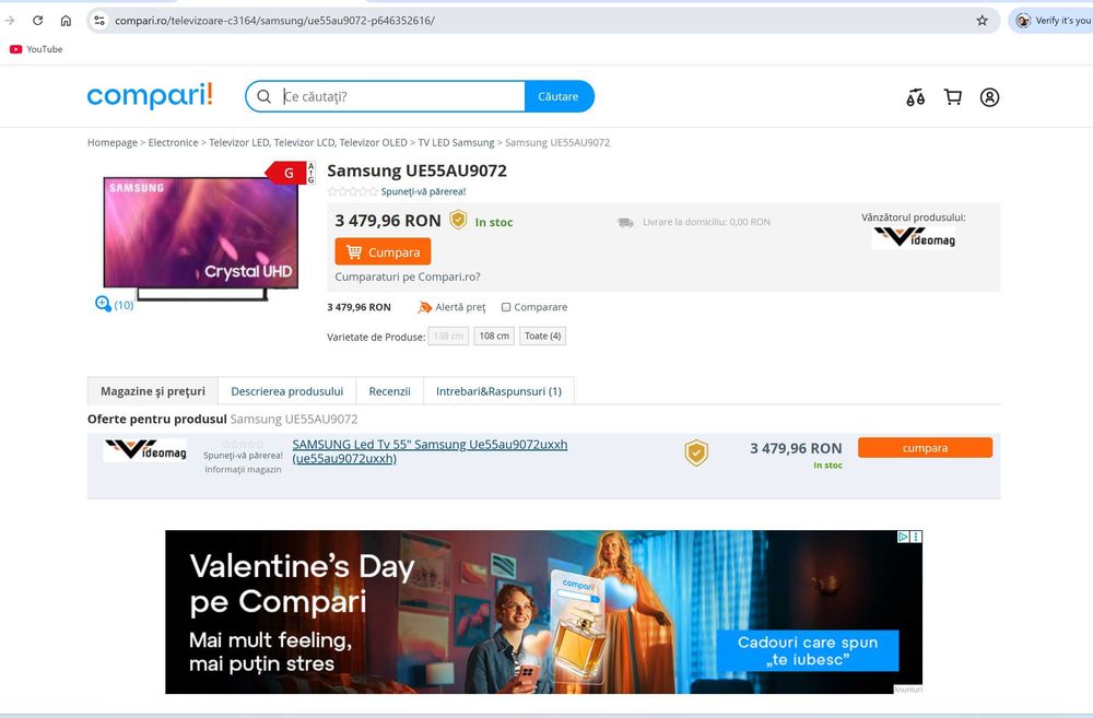 Samsung 55inch 138 cm Smart 4K Ultra HD LED