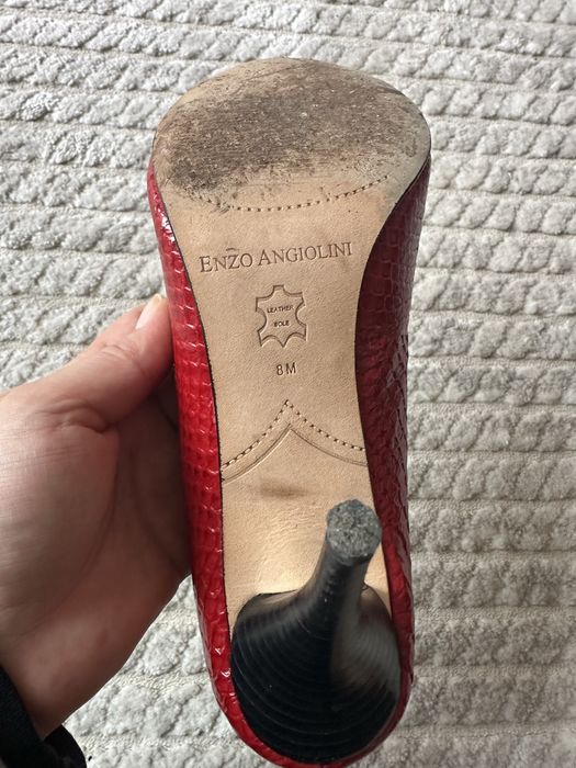 Pantofi piele rosie Enzo Angiolini  38