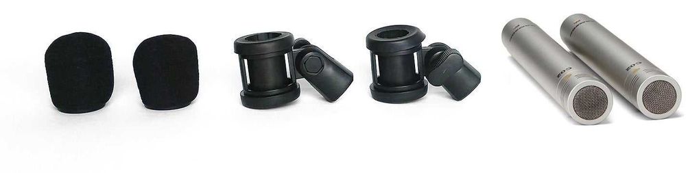 Комплект от 2 нови стерео кондензаторни микрофона Samson C02