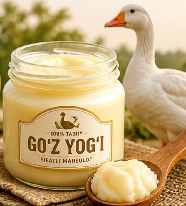 Xaqiqiy G'oz yog'i (Xasanboyda)