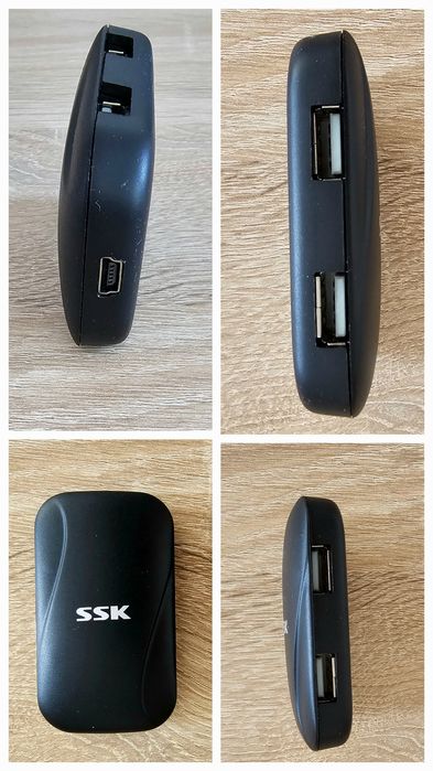 Bundle Hub USB SSK 4 porturi / Mouse Logitech / Mouse Hikvision (NVR)