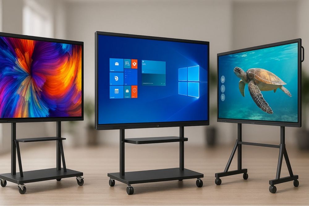 Интерактивная доска 65/75 + ops 4K Android 14 Доставка Бесплатно