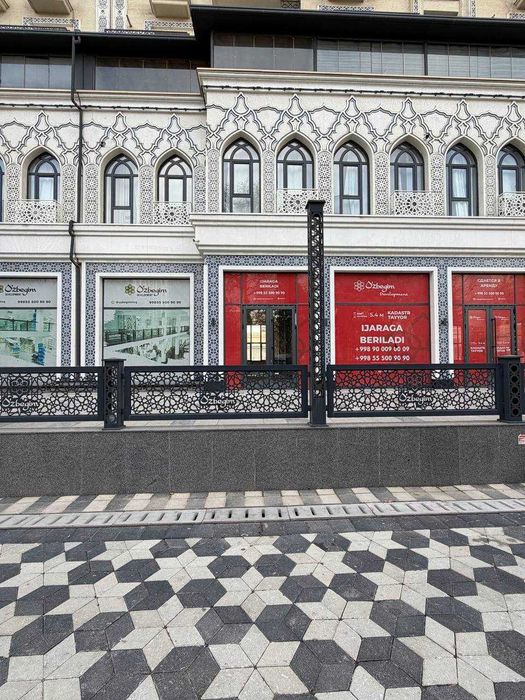 Нежилое помещение  Улица Бабура Жк "Узбегим" Общая площадь: 432 кв.м