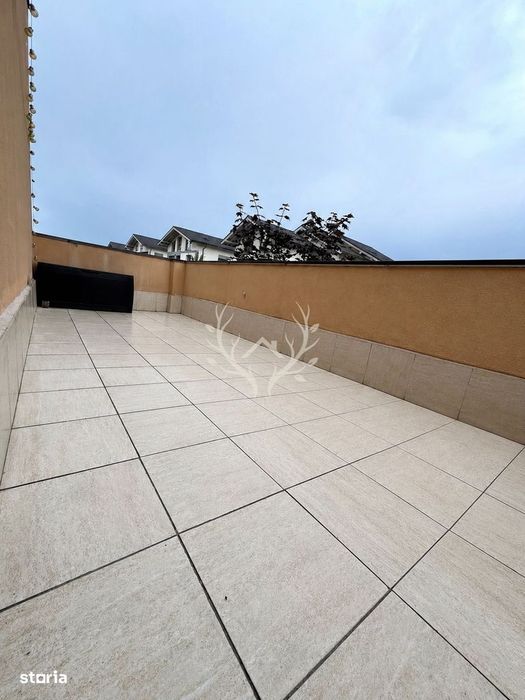 Apartament cu 2 camere, terasa de 27 mp si parcare in Buna Ziua
