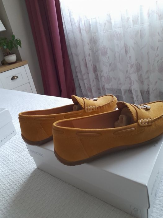 Велурени мокасини Geox