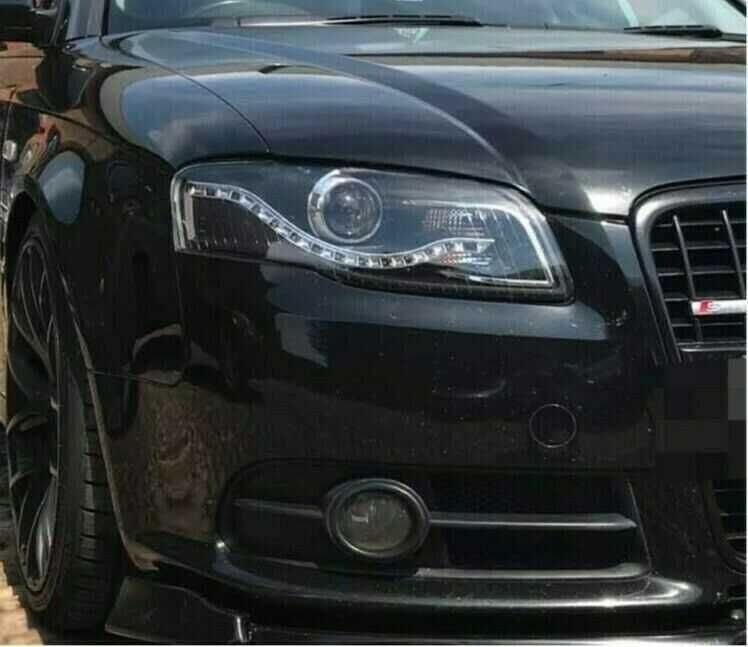 Фарове Ауди А4 Б7 ЛЕД Нови Audi A4 B7 LED Нови Тунинг Затъмнени