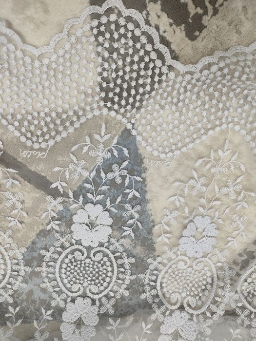 Новый белый тюль продаю