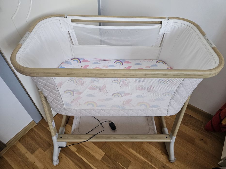 Електрическо легло-люлка 2 в 1 CARRELLO PRIMA grey