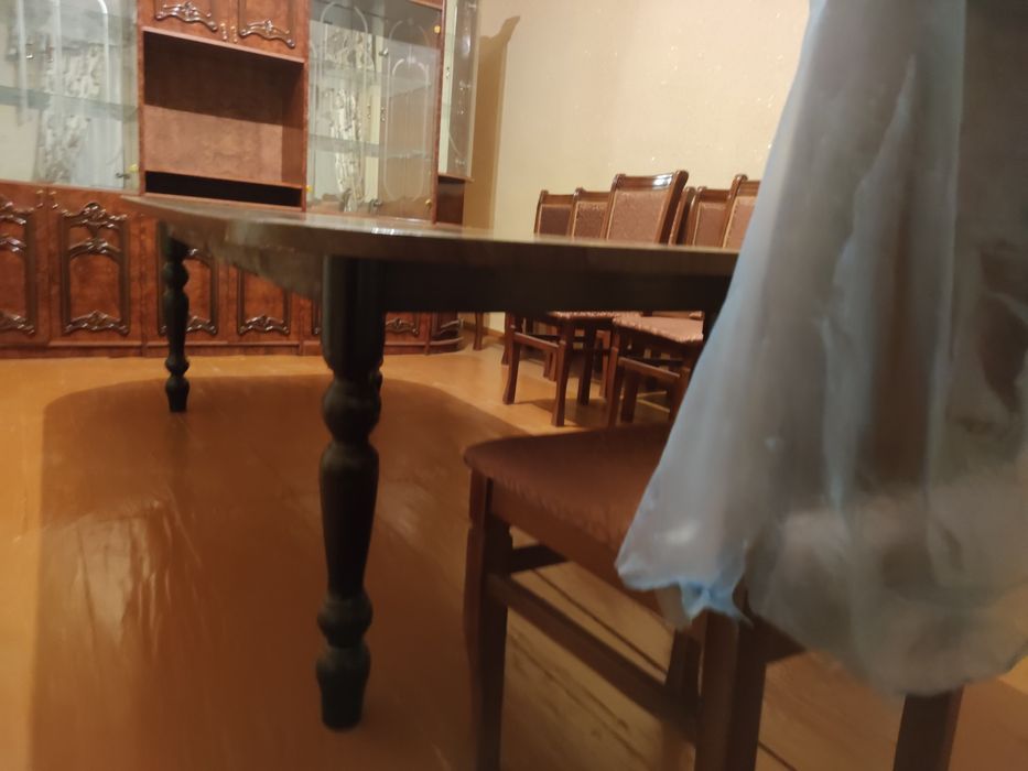 Стол с стульями stol va stullar 10 dona narxi 2.5 ml