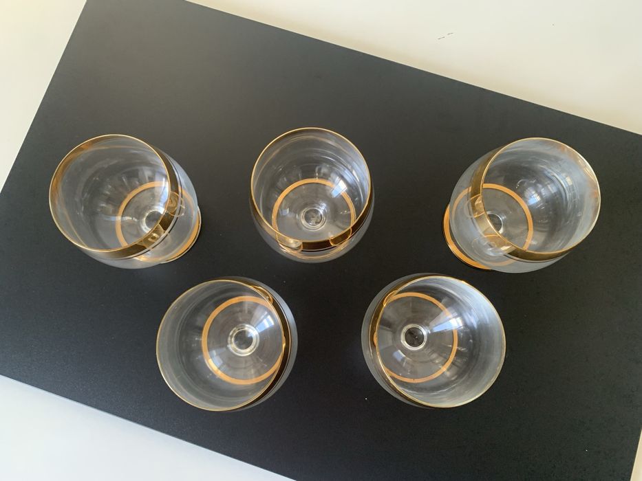 Vintage: pahare cognac Bohemia