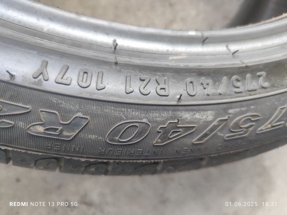 2 anvelope de vara Pirelli 275-40-21