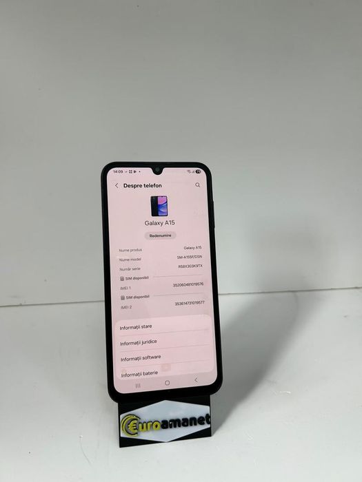 Telefon mobil Samsung Galaxy A15, Dual SIM, 4GB RAM, 128GB -P-